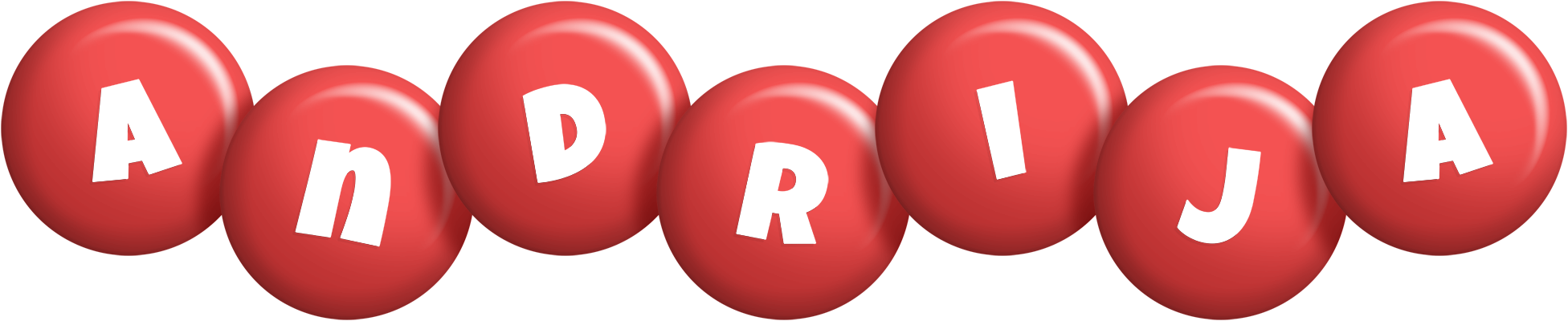 Andrija candy-red logo