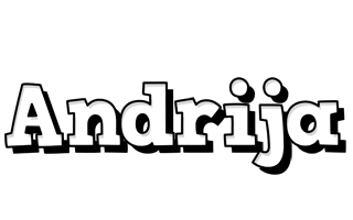 Andrija snowing logo