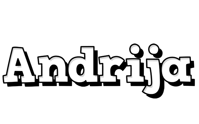 Andrija snowing logo