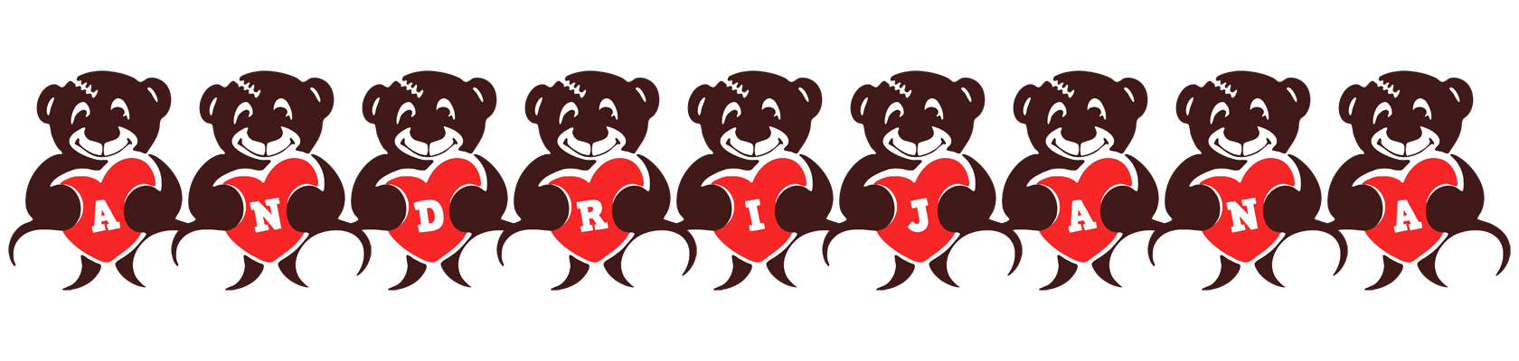 Andrijana bear logo