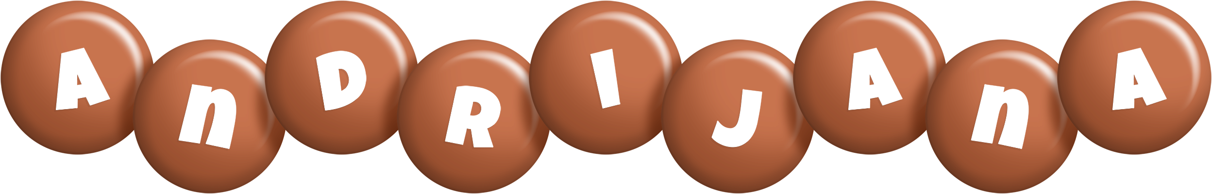 Andrijana candy-brown logo