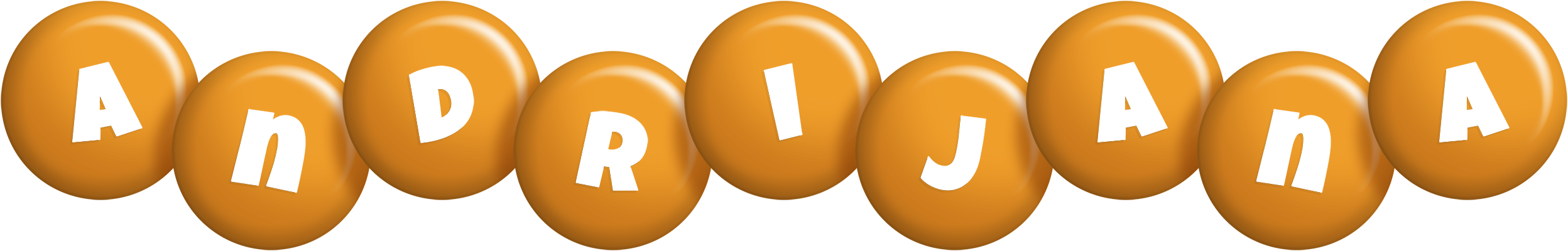 Andrijana candy-orange logo