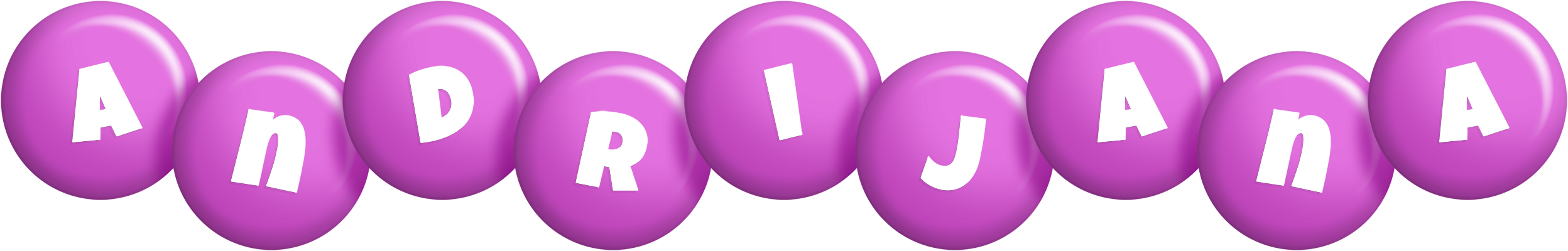 Andrijana candy-purple logo