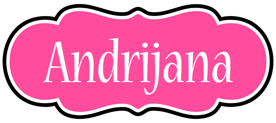 Andrijana invitation logo
