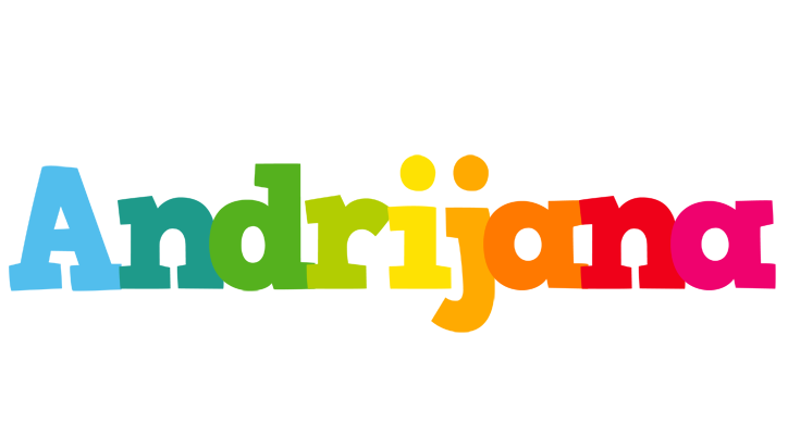 Andrijana rainbows logo