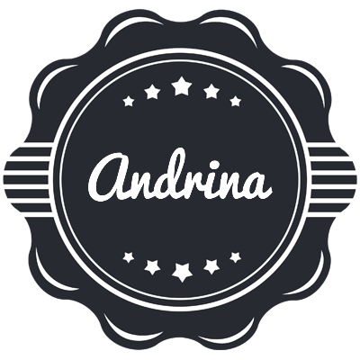 Andrina badge logo