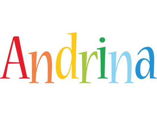 Andrina birthday logo