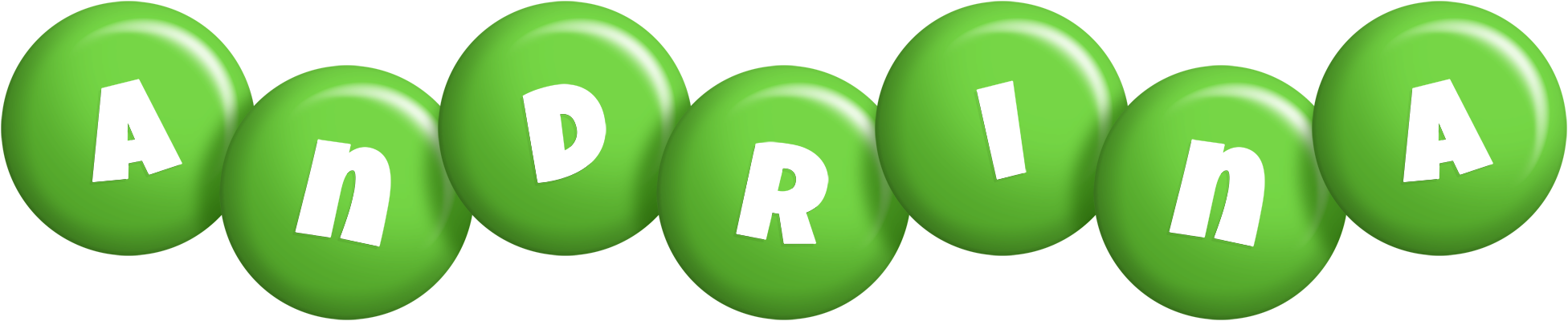 Andrina candy-green logo