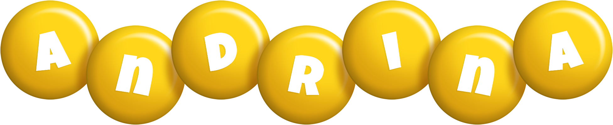 Andrina candy-yellow logo