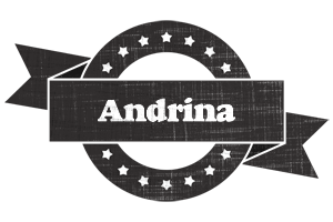 Andrina grunge logo