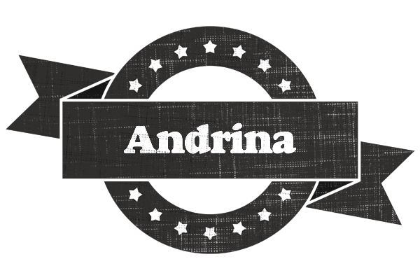 Andrina grunge logo