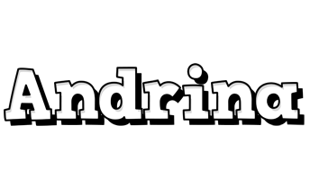 Andrina snowing logo