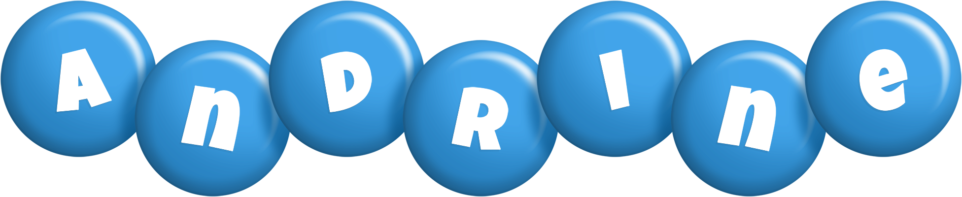 Andrine candy-blue logo