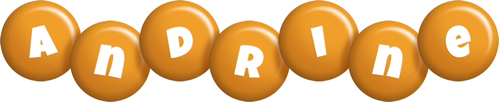 Andrine candy-orange logo
