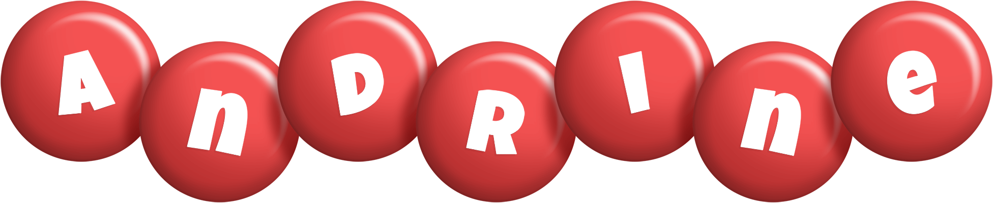 Andrine candy-red logo