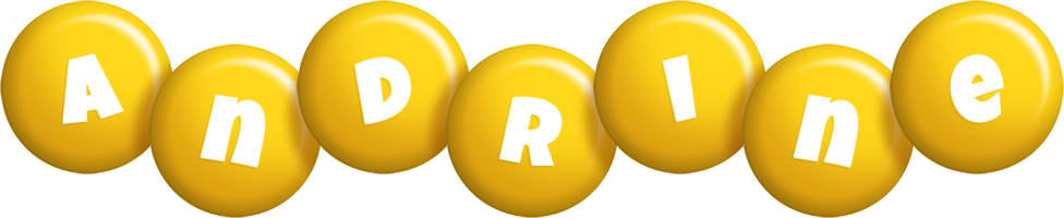 Andrine candy-yellow logo