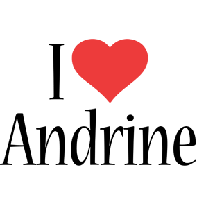 Andrine i-love logo