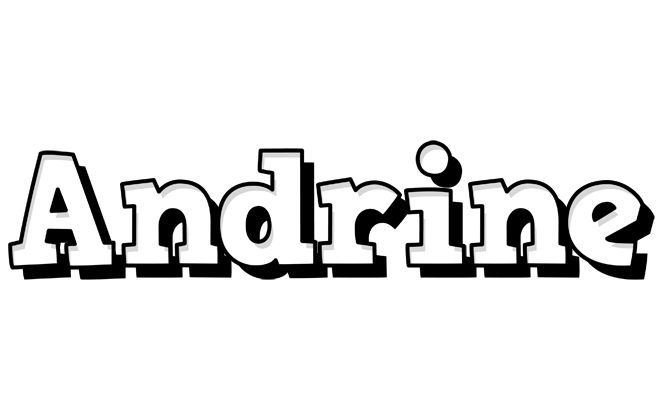 Andrine snowing logo