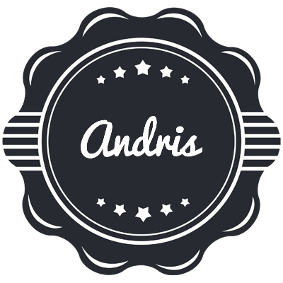 Andris badge logo