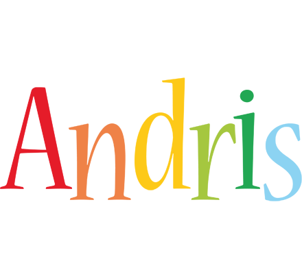 Andris birthday logo