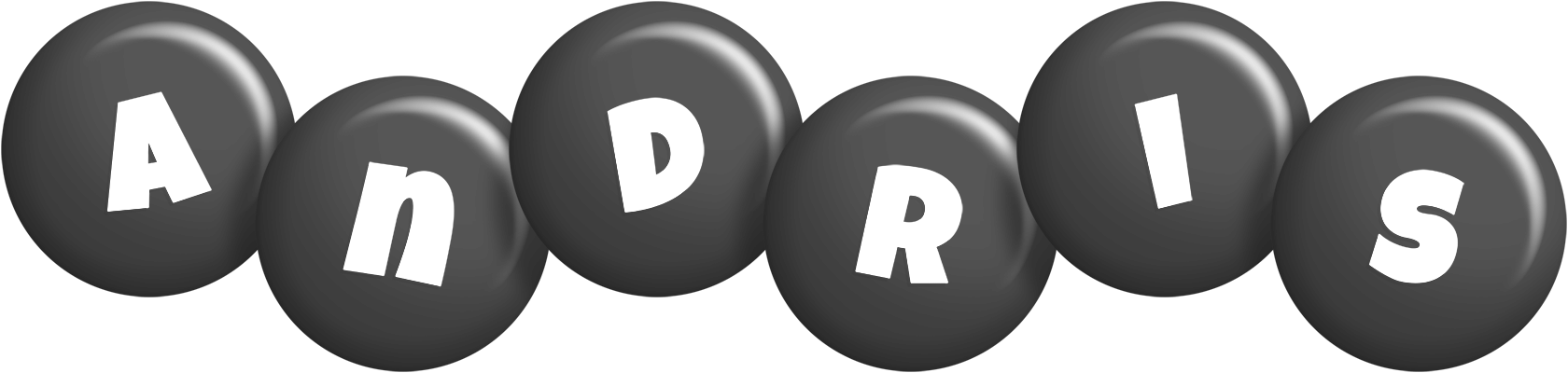 Andris candy-black logo