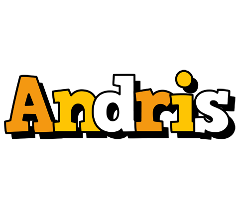 Andris cartoon logo