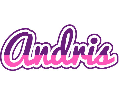 Andris cheerful logo