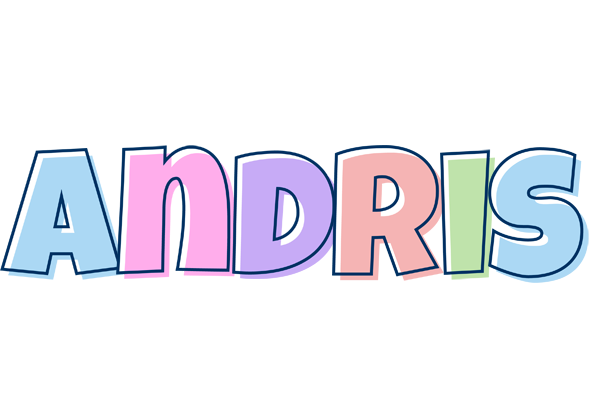 Andris pastel logo