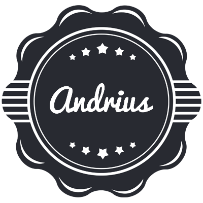 Andrius badge logo