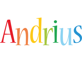 Andrius birthday logo
