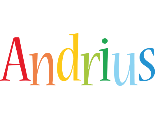 Andrius birthday logo