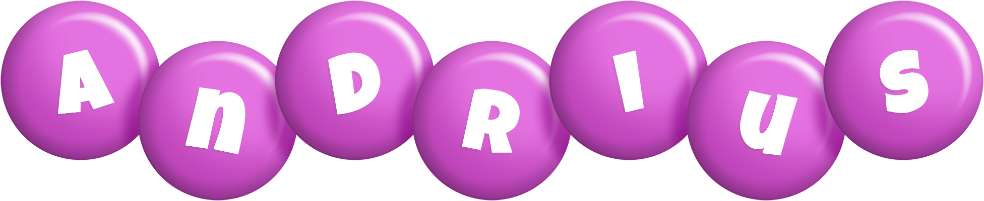 Andrius candy-purple logo