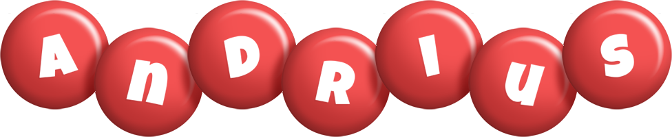 Andrius candy-red logo