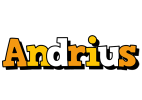 Andrius cartoon logo
