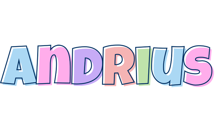 Andrius pastel logo