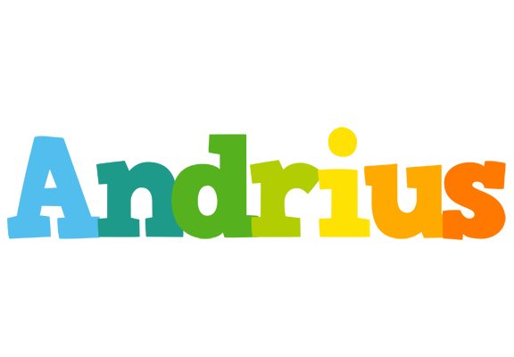 Andrius rainbows logo