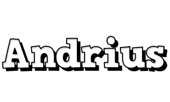 Andrius snowing logo