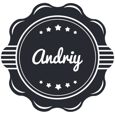Andriy badge logo