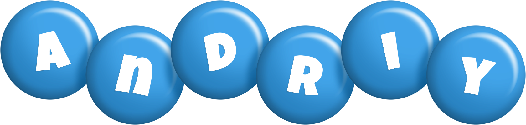 Andriy candy-blue logo