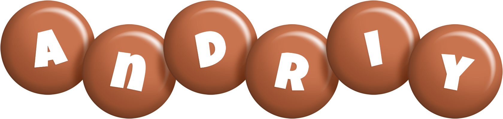 Andriy candy-brown logo