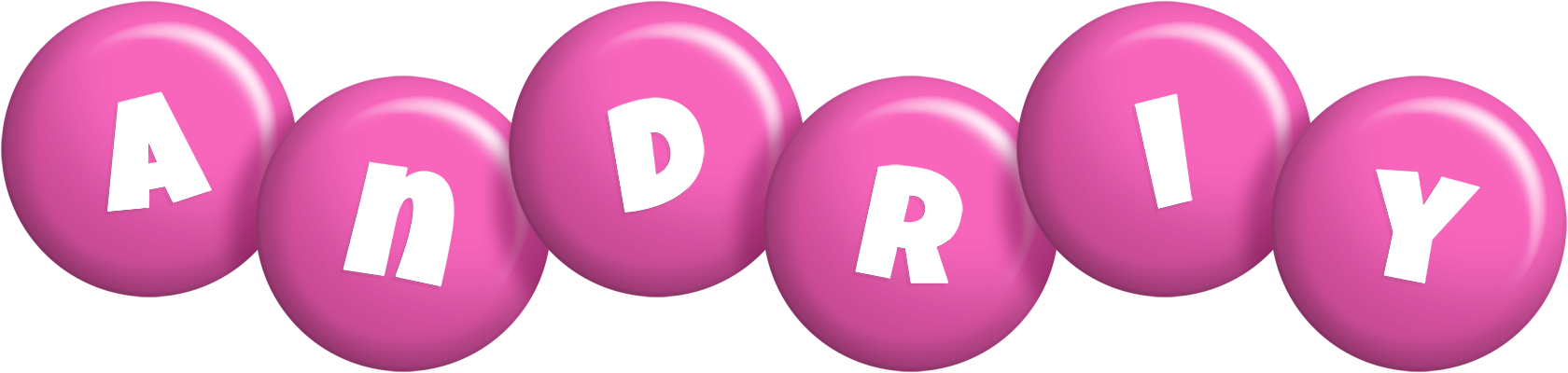 Andriy candy-pink logo