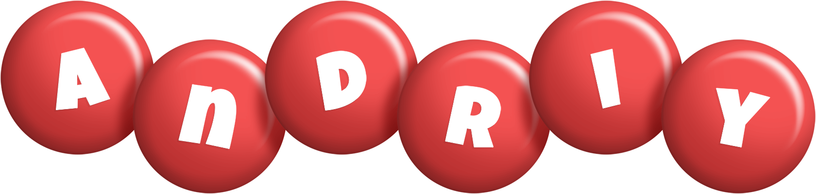 Andriy candy-red logo