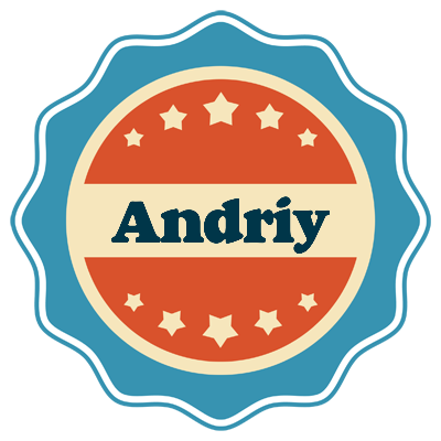 Andriy labels logo