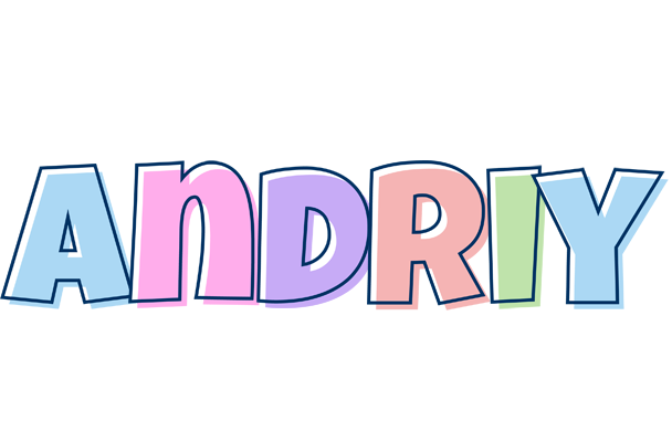 Andriy pastel logo