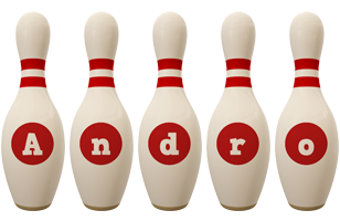 Andro bowling-pin logo