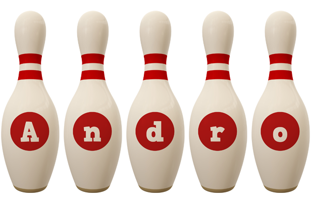 Andro bowling-pin logo