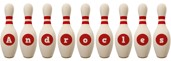 Androcles bowling-pin logo