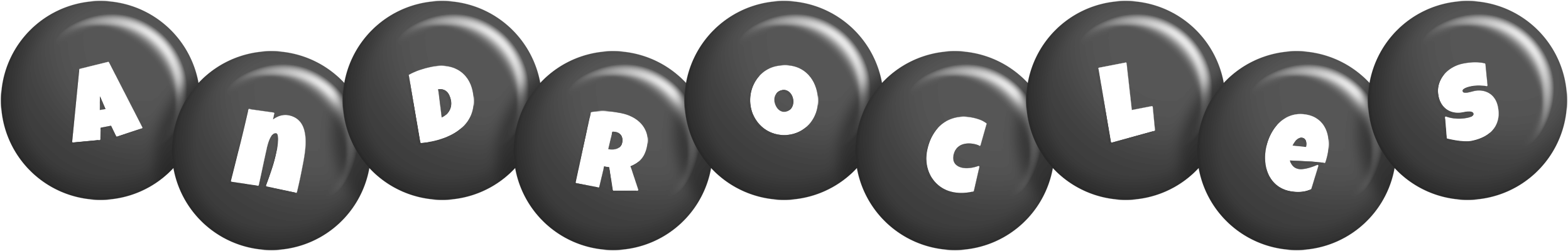 Androcles candy-black logo