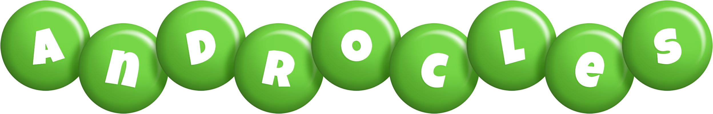 Androcles candy-green logo