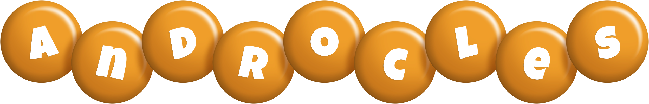Androcles candy-orange logo